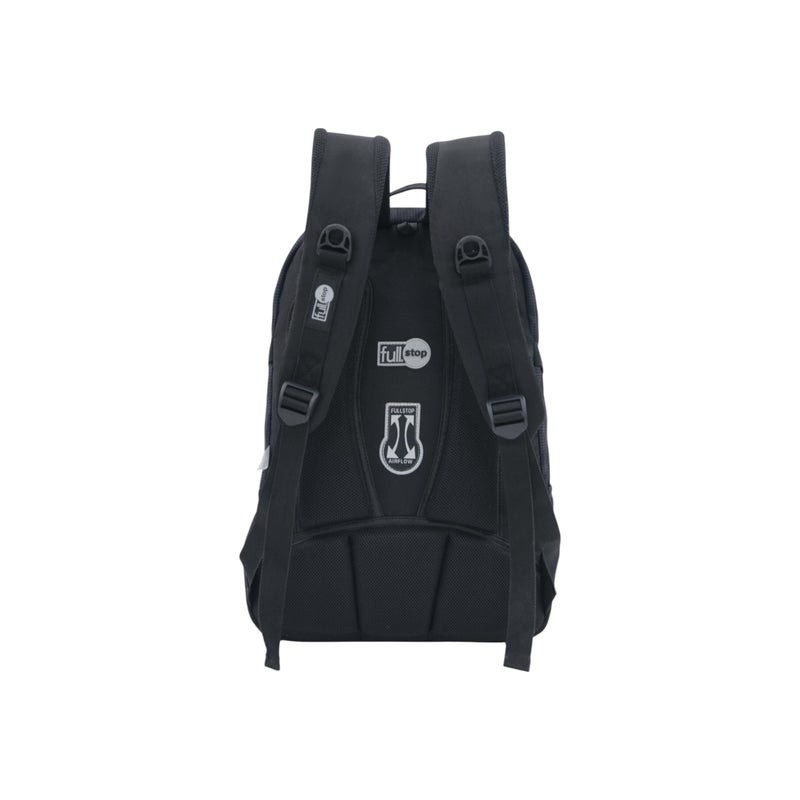 Full Stop Panelled Backpack in Black for Kids - Image 3
